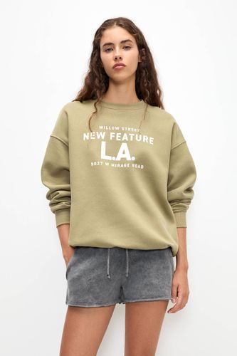 Sweat Message Oversize - Pull&Bear - Modalova