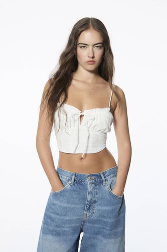 Top Style Boudoir Blanc - Pull&Bear - Modalova