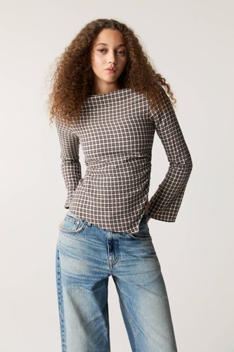 Blouse À Carreaux - Pull&Bear - Modalova