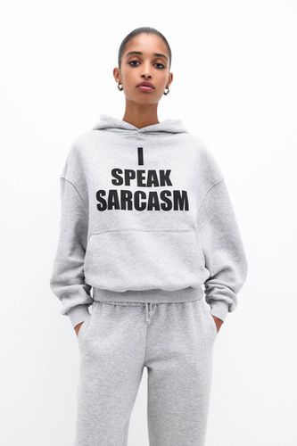 Sweat À Capuche Sarcasm - Pull&Bear - Modalova