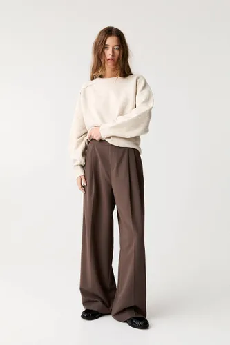 Pantalon Habillé Taille Mi-Haute - Pull&Bear - Modalova