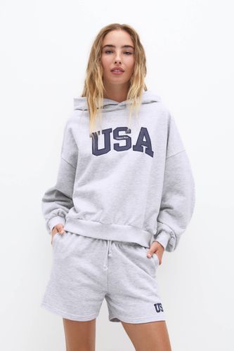 Short De Survêtement Usa - Pull&Bear - Modalova