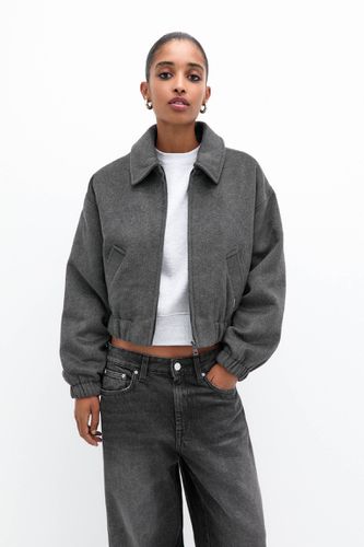 Veste En Mélange De Laine - Pull&Bear - Modalova