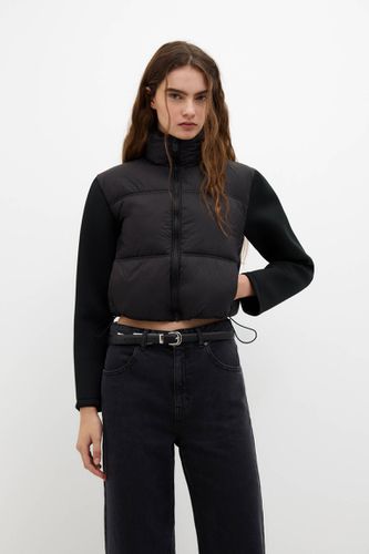 Veste Matelassée Cropped - Pull&Bear - Modalova