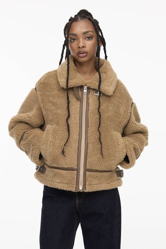 Blouson Double Face Mouton Synthétique - Pull&Bear - Modalova