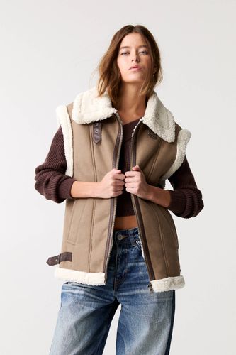 Gilet Sans Manches Double Face - Pull&Bear - Modalova