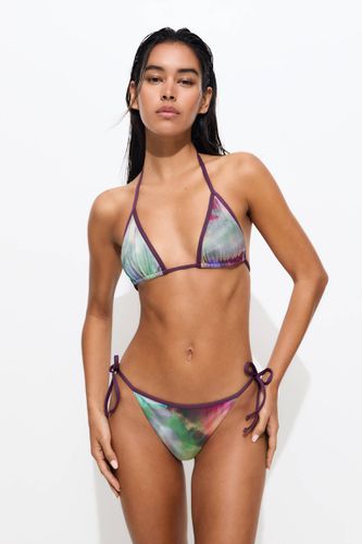 Haut De Bikini Triangle Imprimé - Pull&Bear - Modalova