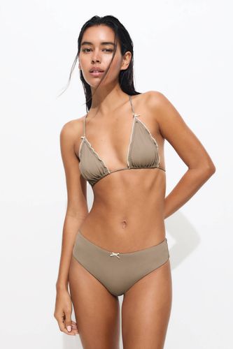 Haut De Bikini Triangle Avec Nœuds - Pull&Bear - Modalova