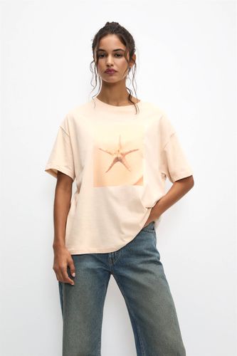 T-Shirt À Imprimé Étoile De Mer - Pull&Bear - Modalova