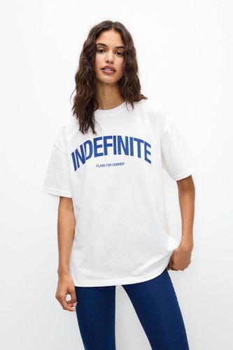T-Shirt À Imprimé Indefinite - Pull&Bear - Modalova