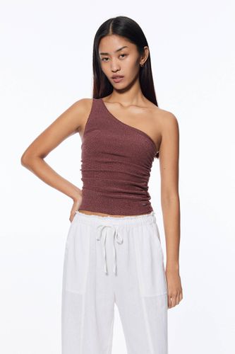 Top Asymétrique Texturé - Pull&Bear - Modalova