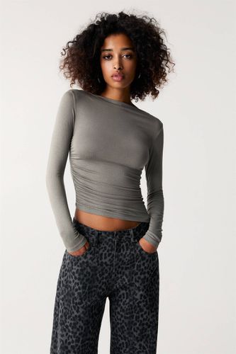 Top Asymétrique À Manches Longues - Pull&Bear - Modalova