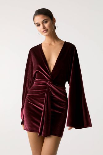 Robe Courte En Velours - Pull&Bear - Modalova