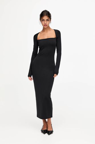 Robe Midi Découpée - Pull&Bear - Modalova