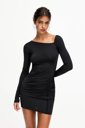 Robe Courte Asymétrique - Pull&Bear - Modalova