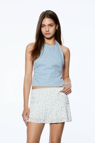 Jupe-Culotte Rustique À Volants - Pull&Bear - Modalova