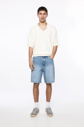 Short Denim Coupe Standard - Pull&Bear - Modalova