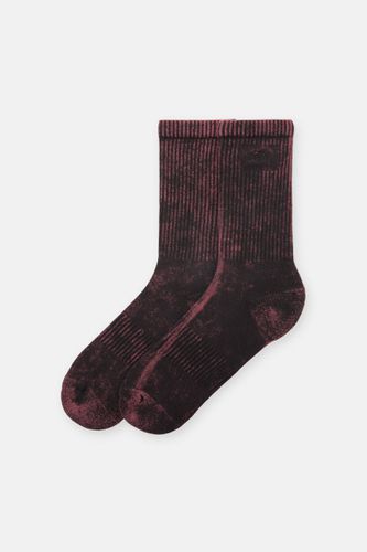 Chaussettes Hautes Délavé Acid Wash - Pull&Bear - Modalova