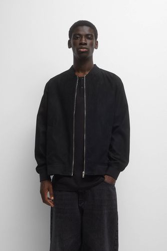 Blouson Bomber En Suédine - Pull&Bear - Modalova