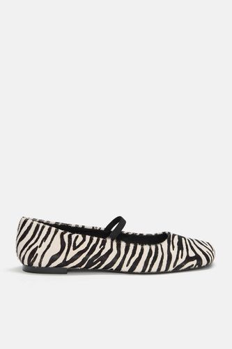 Ballerines Cuir Imprimé Animal - Pull&Bear - Modalova