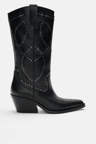 Bottes Cowboy À Clous - Pull&Bear - Modalova