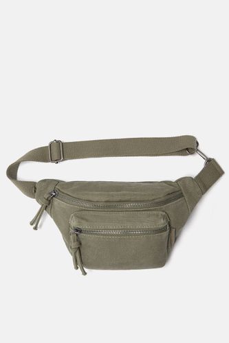 Sac Banane En Toile Avec Poches - Pull&Bear - Modalova