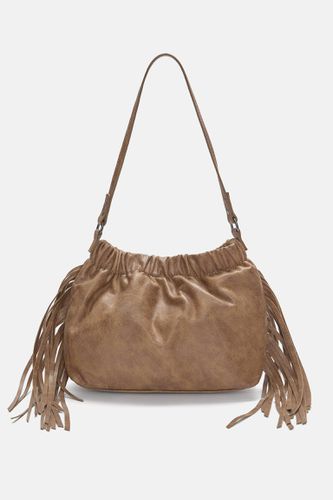 Sac Bucket Bag Effet Usé À Franges - Pull&Bear - Modalova