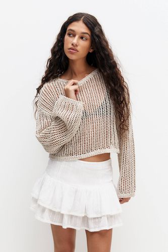 Pull Résille Ajouré - Pull&Bear - Modalova