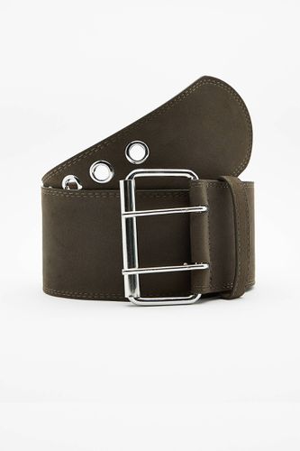 Ceinture En Similicuir Extra Large - Pull&Bear - Modalova