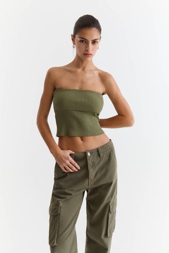 Top Bandeau Revers - Pull&Bear - Modalova