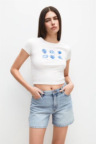 T-Shirt Manches Courtes Fraises - Pull&Bear - Modalova