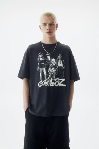 T-Shirt Gorillaz - Pull&Bear - Modalova