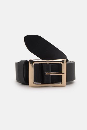 Ceinture Fine En Similicuir - Pull&Bear - Modalova