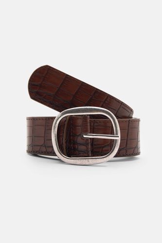 Ceinture Crocodile En Similicuir - Pull&Bear - Modalova