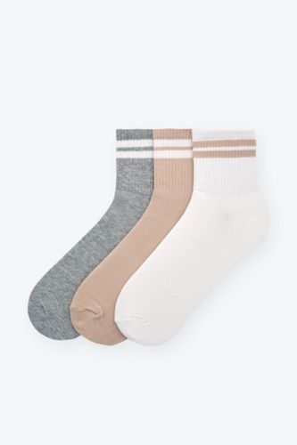 Lot 3 Paires De Chaussettes À Rayures - Pull&Bear - Modalova