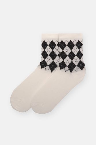 Chaussettes De Sport Losanges - Pull&Bear - Modalova