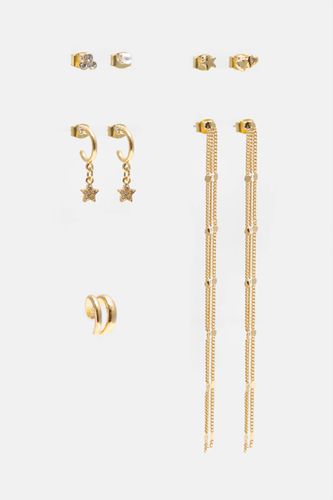 Lot Boucles D’oreilles Pendantes Earcuff - Pull&Bear - Modalova