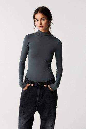 Body En Polyamide À Manches Longues - Pull&Bear - Modalova