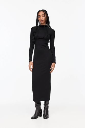 Robe Midi À Manches Longues - Pull&Bear - Modalova