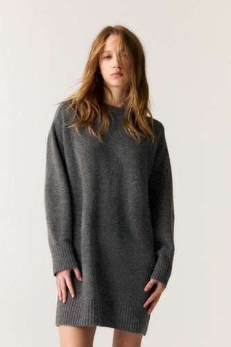 Robe Maille Manches Longues - Pull&Bear - Modalova