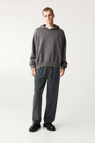 Pantalon Baggy En Velours Côtelé - Pull&Bear - Modalova