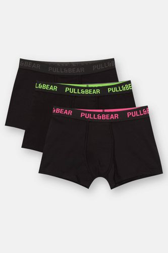 Lot 3 Boxers Logo Fluo - Pull&Bear - Modalova