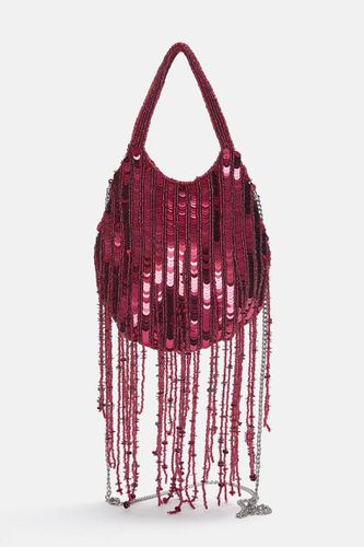 Sac Perles Fantaisie Et Franges - Pull&Bear - Modalova