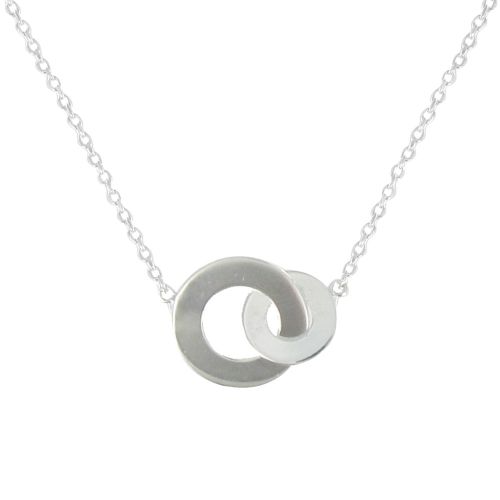 Collier Double Anneaux 925 - LES POULETTES BIJOUX - Modalova