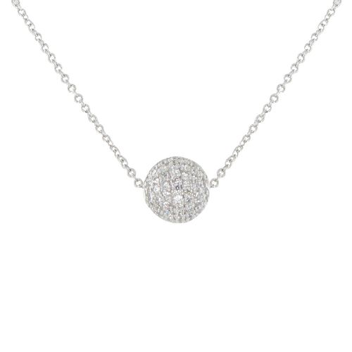 Collier Argent Bille de Strass - LES POULETTES BIJOUX - Modalova