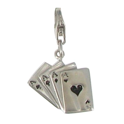 Charms Cartes 4 As - LES POULETTES BIJOUX - Modalova