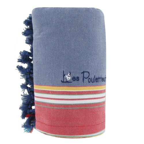 BIJOUX - Kikoy Serviette Plage Coton Couleur - LES POULETTES - Modalova