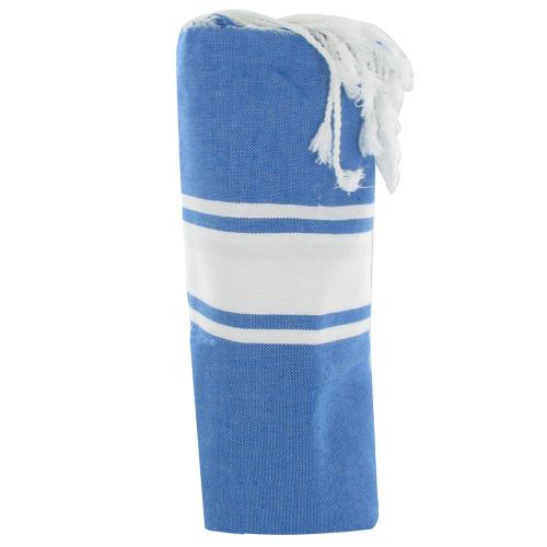 BIJOUX - Fouta Drap Plage et Hammam Coton Couleur Mer - LES POULETTES - Modalova