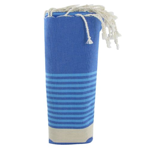 BIJOUX - Fouta Drap Plage et Hammam Coton Couleur Rayé et Bl - LES POULETTES - Modalova
