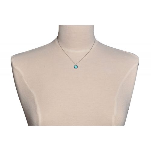 Collier Argent Rond Cristal - Classics - LES POULETTES BIJOUX - Modalova